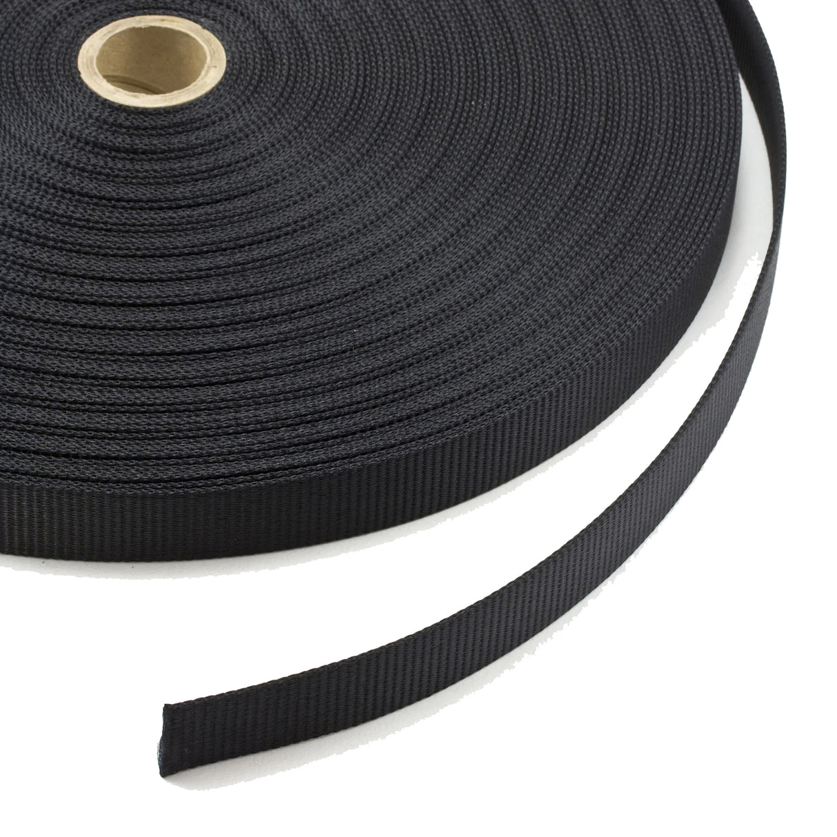 1.8 mm Black Polyester Webbing