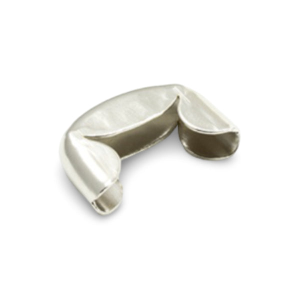 1" Nickel-Plated Steel Rounded "U-Tip" Webbing Tip