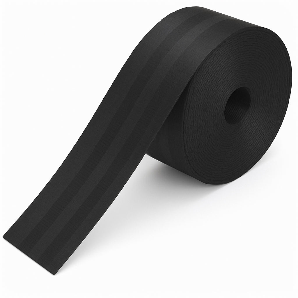 1.2 mm Black Polyester Webbing