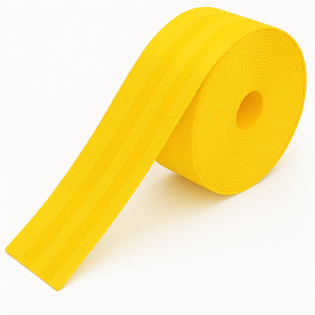 1.2 mm Yellow Polyester Webbing