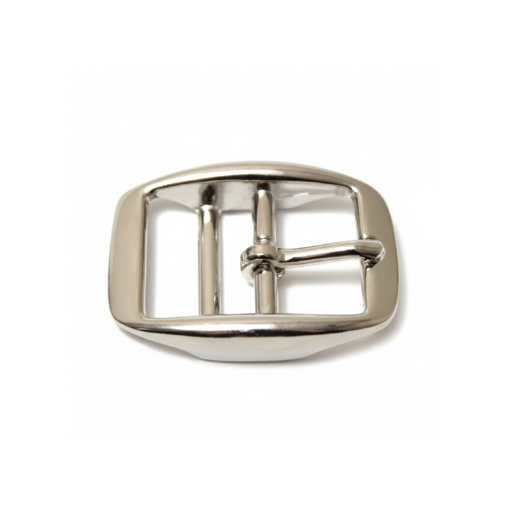 3/4" Nickel-Plated Zinc Webbing Tongue Buckle