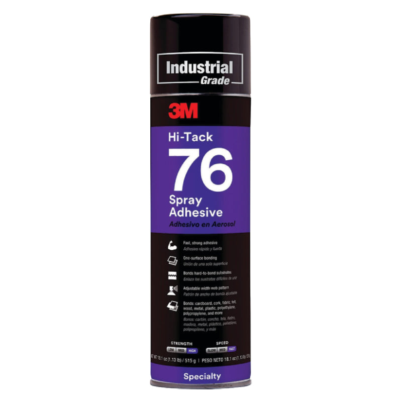3M™ 76 Hi-Tack Spray Adhesive — 18.1 oz