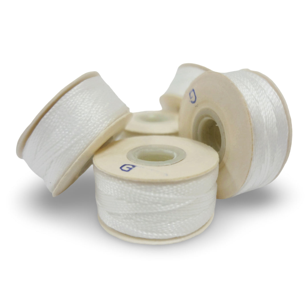 Tex 70 (V-69) White Bonded Nylon Thread Bobbin (30 Yards)