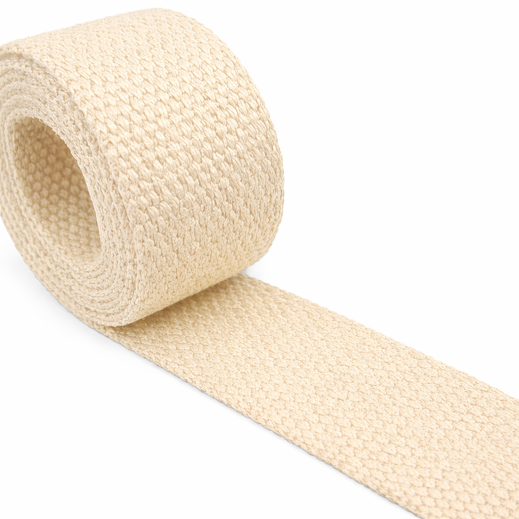 Cotton Webbing Heavy Duty — Natural
