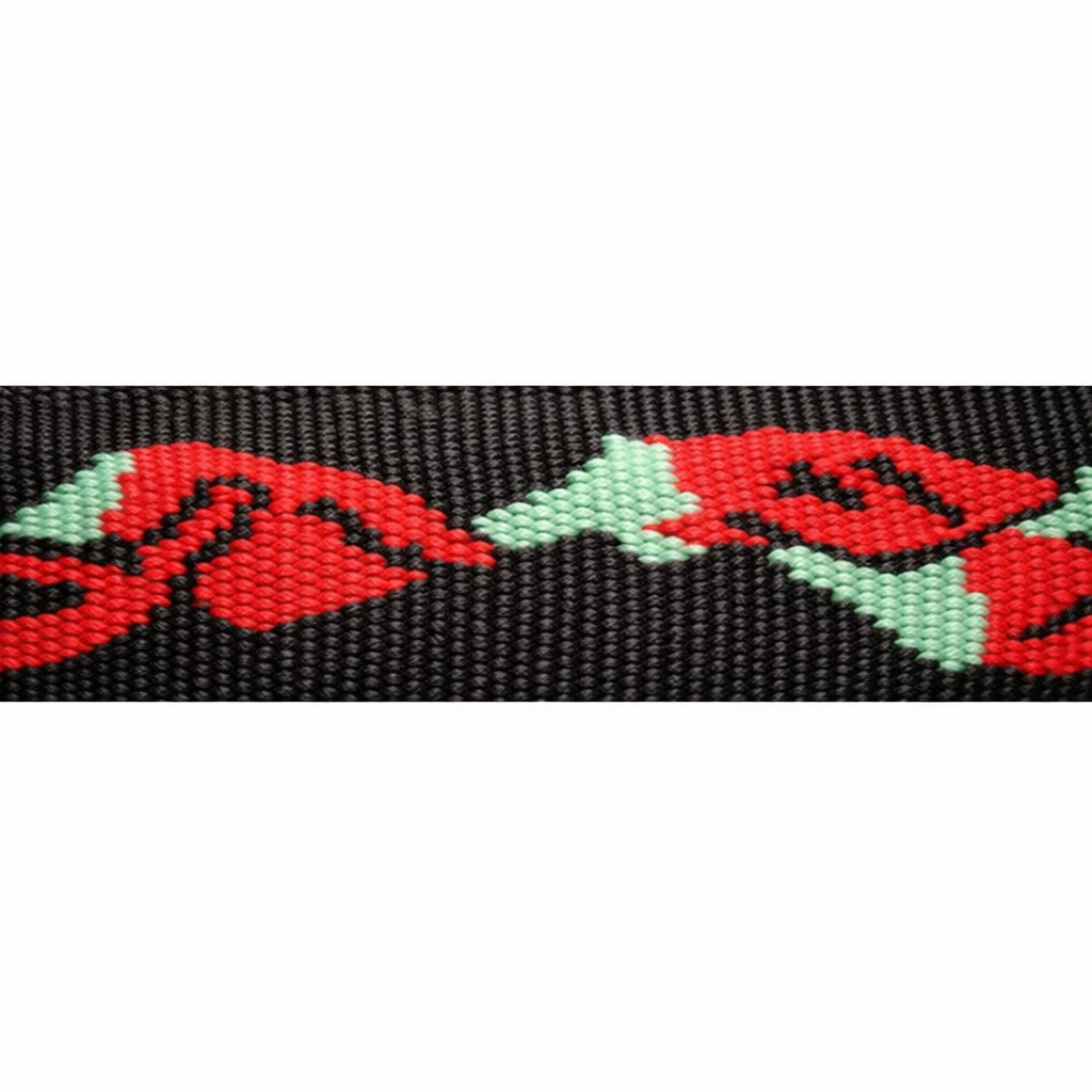 1.75 mm "Chili Pepper" Polyester Jacquard Webbing