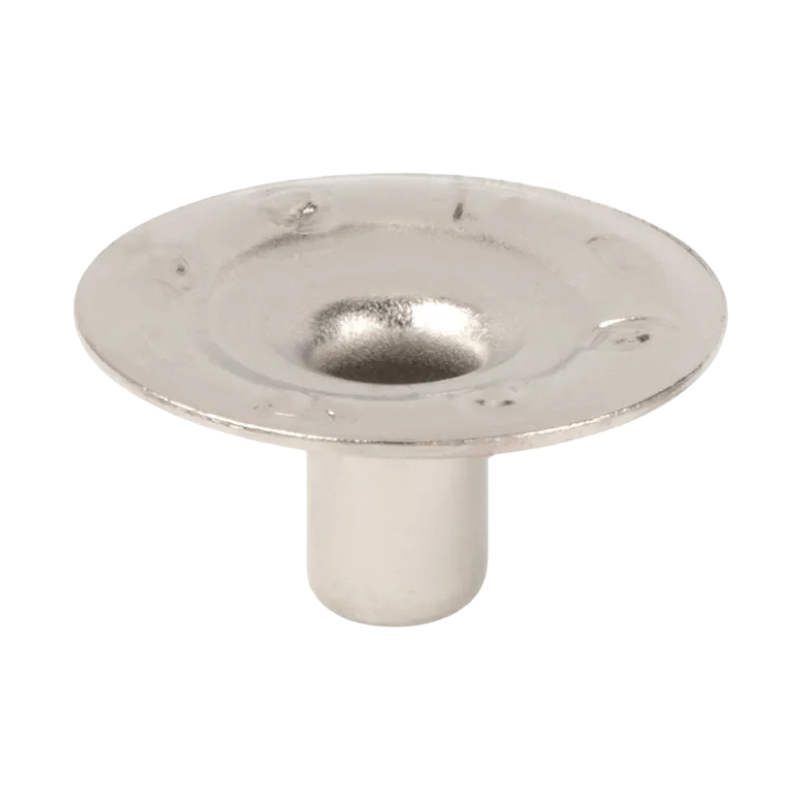 DOT® Line 24 (5/8") Nickel-Plated Brass Snap Fastener Stud Post (Eyelet)