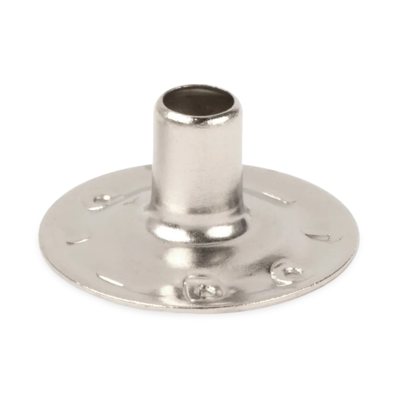 DOT® Line 24 (5/8") Nickel-Plated Brass Snap Fastener Stud Post (Eyelet)