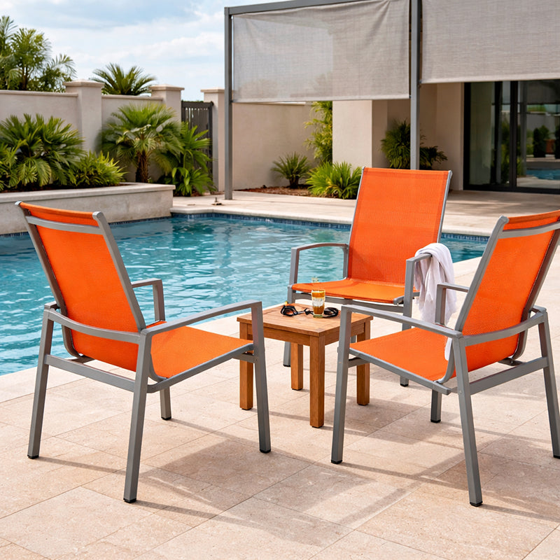 54" Phifertex® Standard Orange (412) Vinyl Mesh Fabric