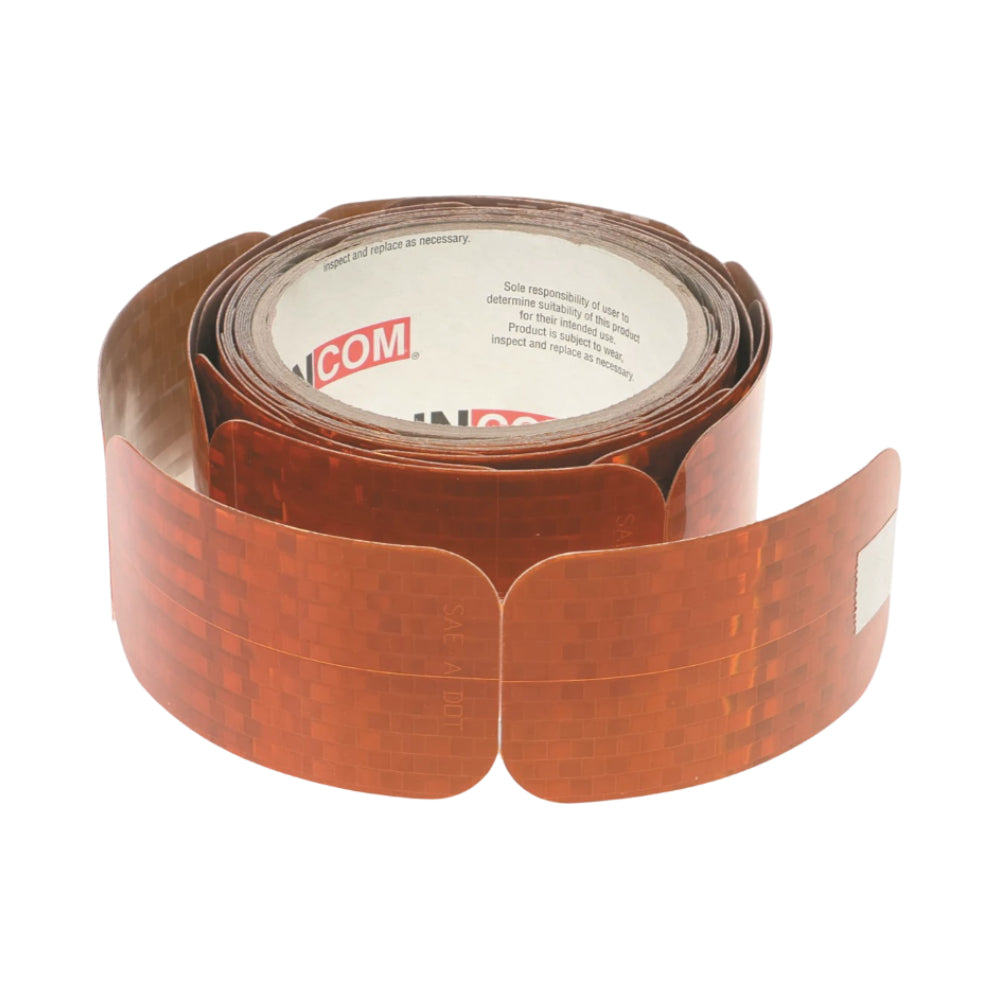 2" x 3-1/2" Rectangular Peel & Stick Road Reflector Tape