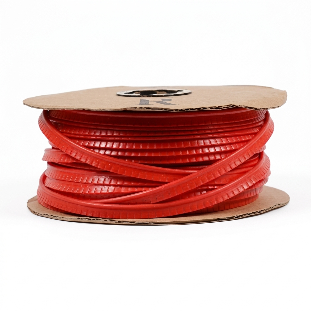 3/16" x 5/16" Red PVC Upholstery Piping Welt