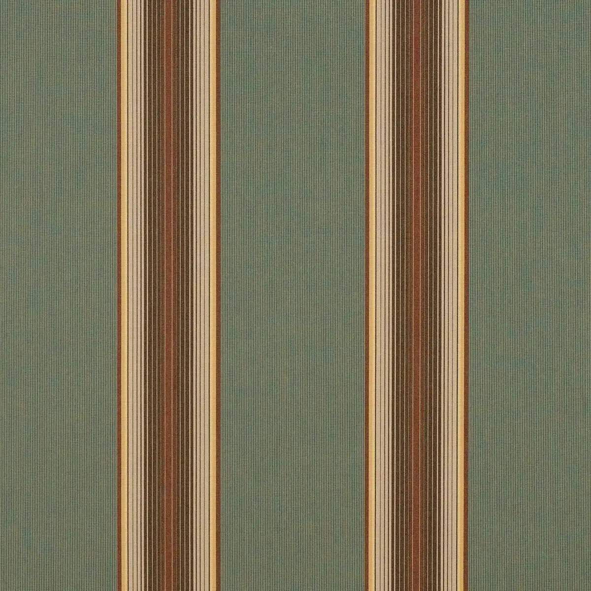 46" Sunbrella® Forest Vintage Bar Stripe (4949-0000) Awning/Marine Fabric