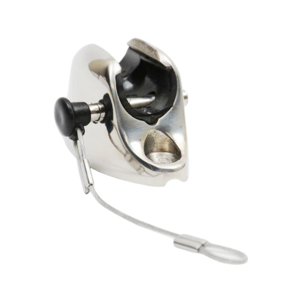Stainless Steel Swivel Deck Hinge with Pin & Lanyard