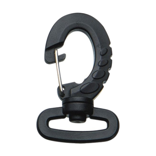 Black Polyacetal Swivel Spring Snap Hook