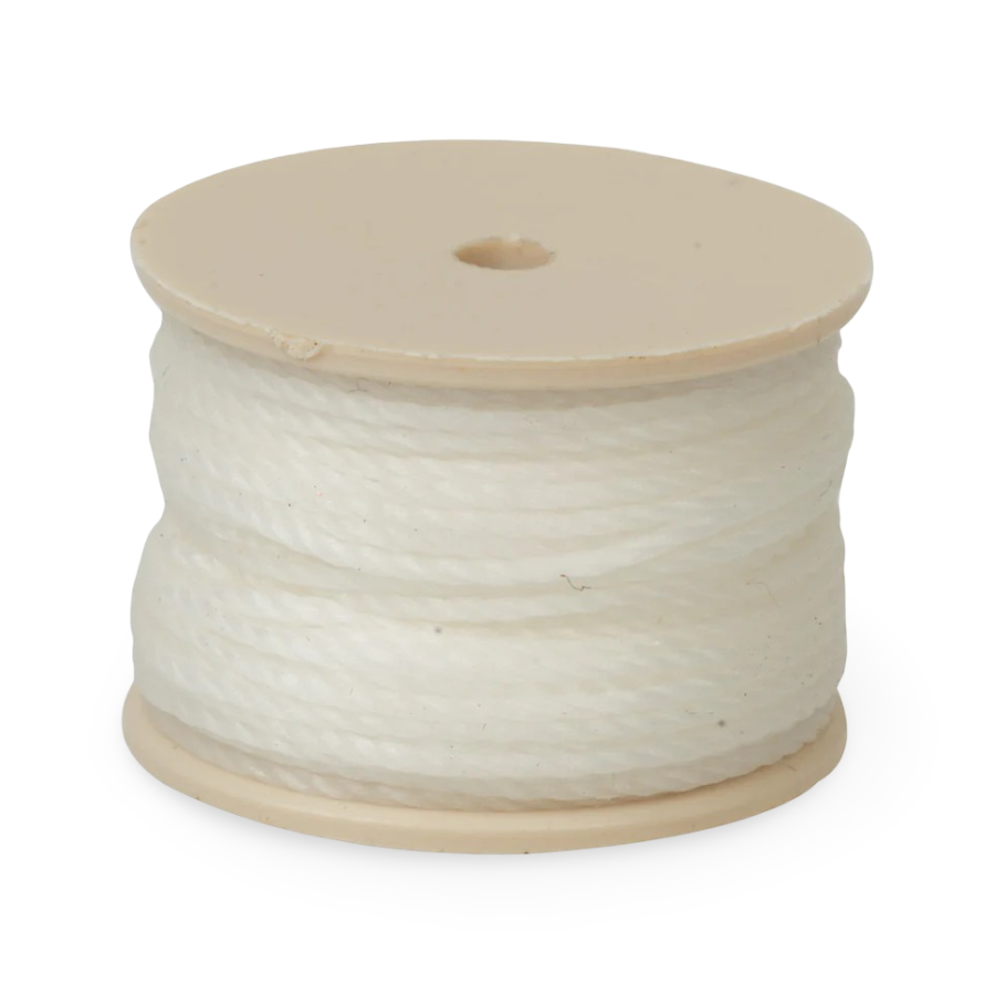 Replacement Waxed White Thread for No. 413 Automatic Sewing Awl