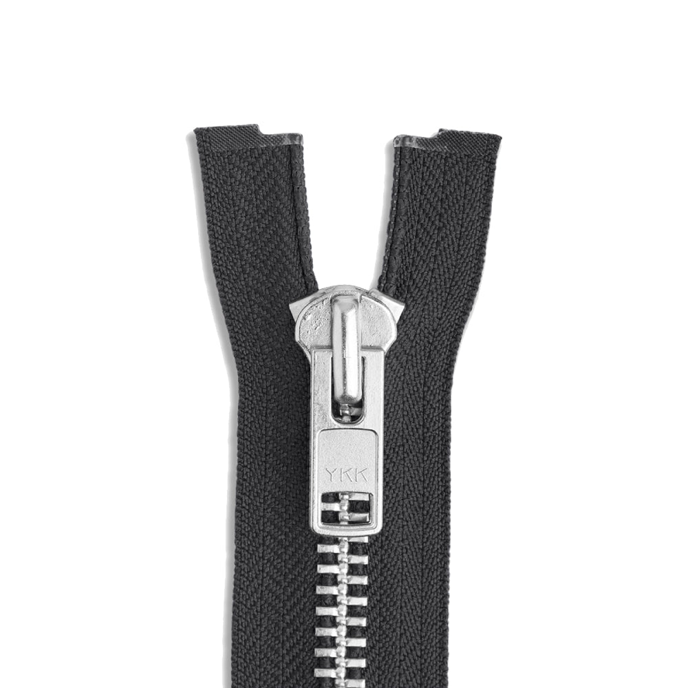 24" YKK® #10 Aluminum Separating Zipper