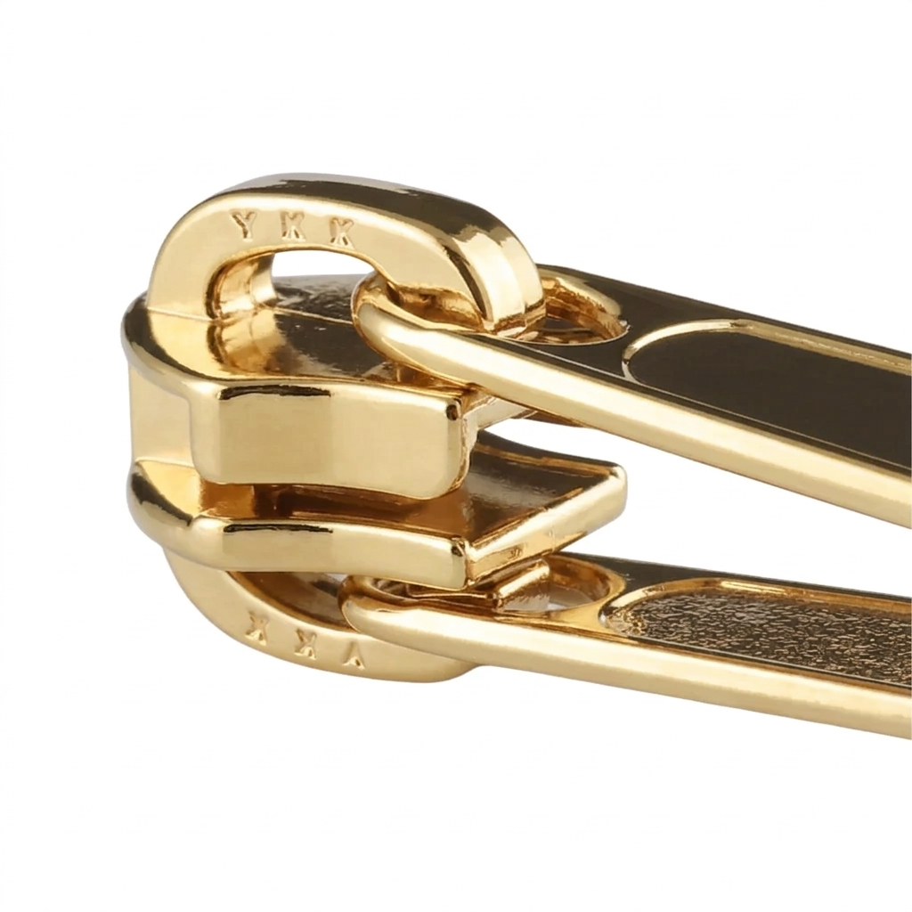 YKK® #10 Brass Double-Pull Zipper Slider