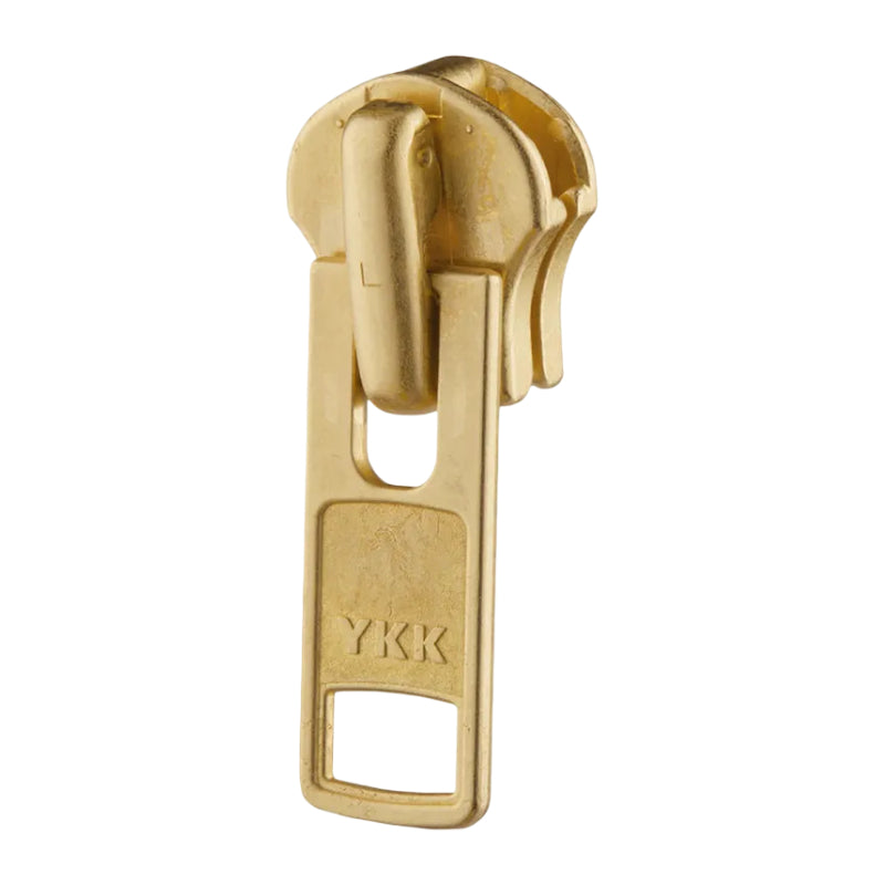 YKK® #10 Brass Single-Pull Locking Zipper Slider