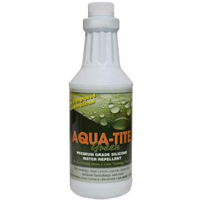 Aqua-Tite Green Water Repellent 32 oz treatment for waterproofing canvas and outdoor fabrics