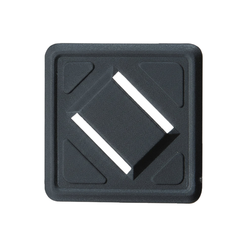 PD 712 1" Black PVC "Pig Snout" Lash Tab