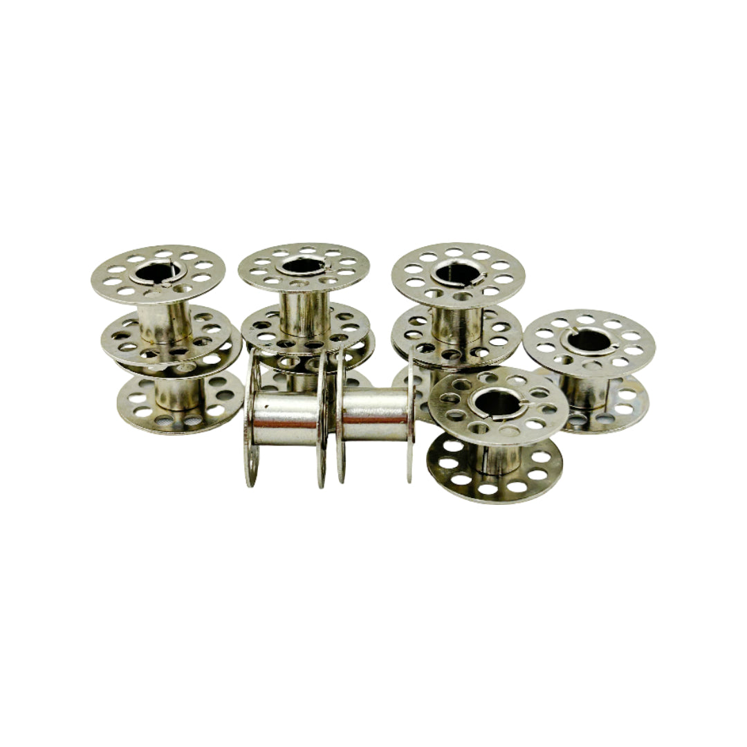 Class 15 (Type A) Metal Bobbins — 10 Pack
