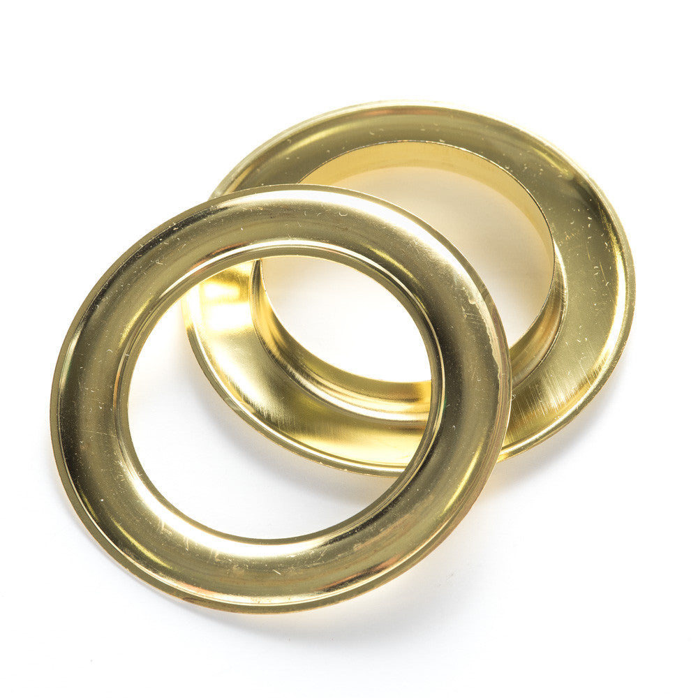 G1-15 2" (#15) Brass Oversized "Curtain" Grommet