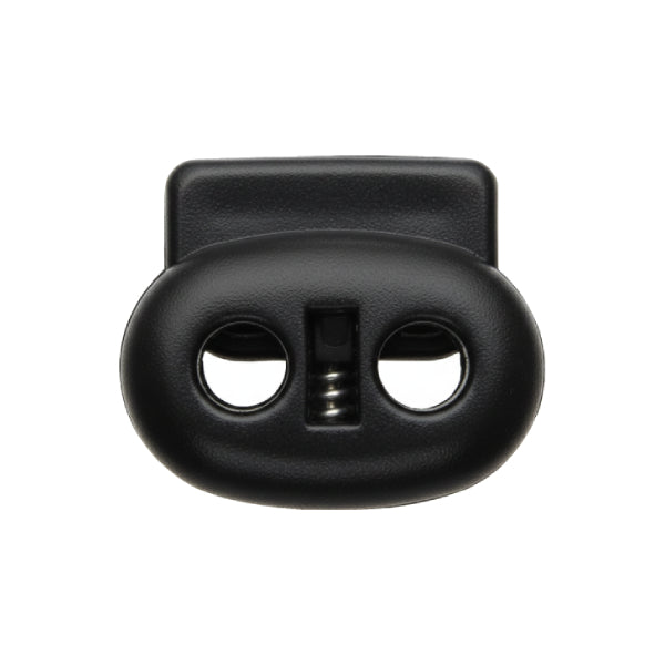 CL 630 Black ABS Pumpkin Double Hole Cord Lock