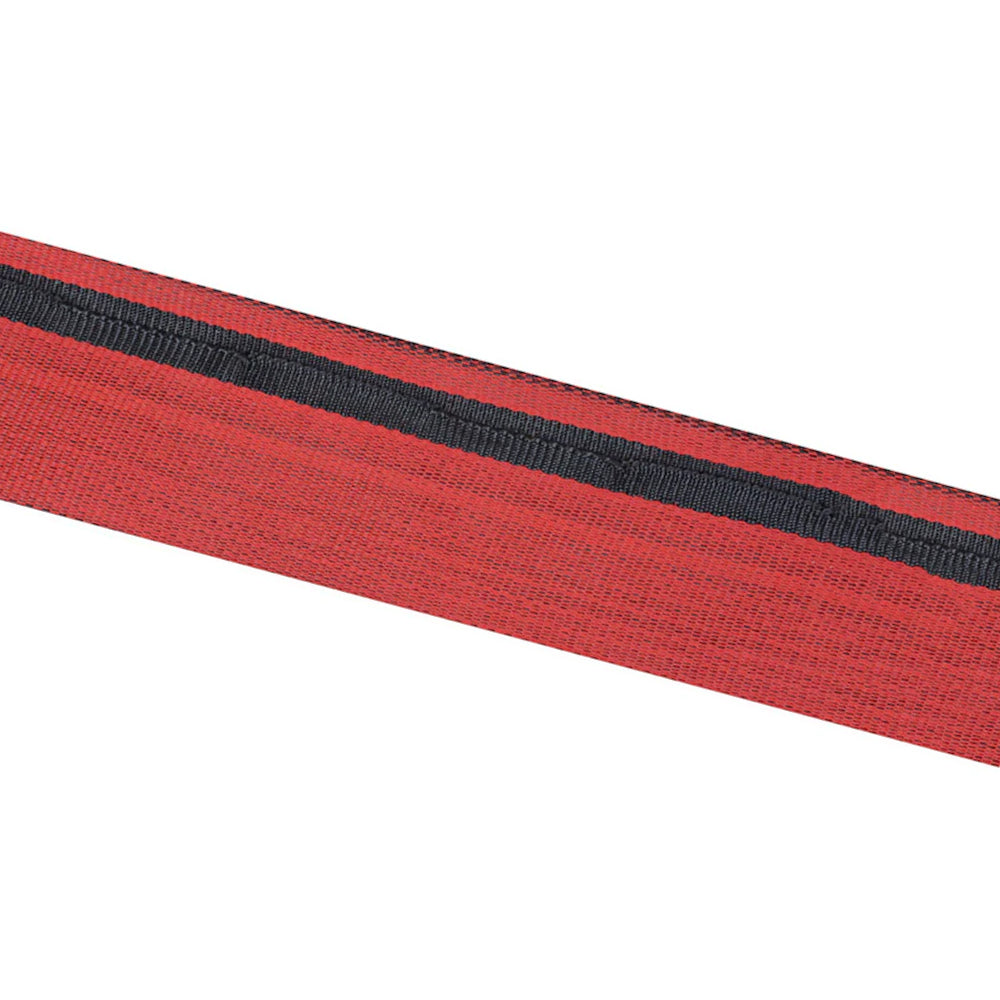 2-1/8" E-Z Lace Supreme Jockey Red Slotted Webbing
