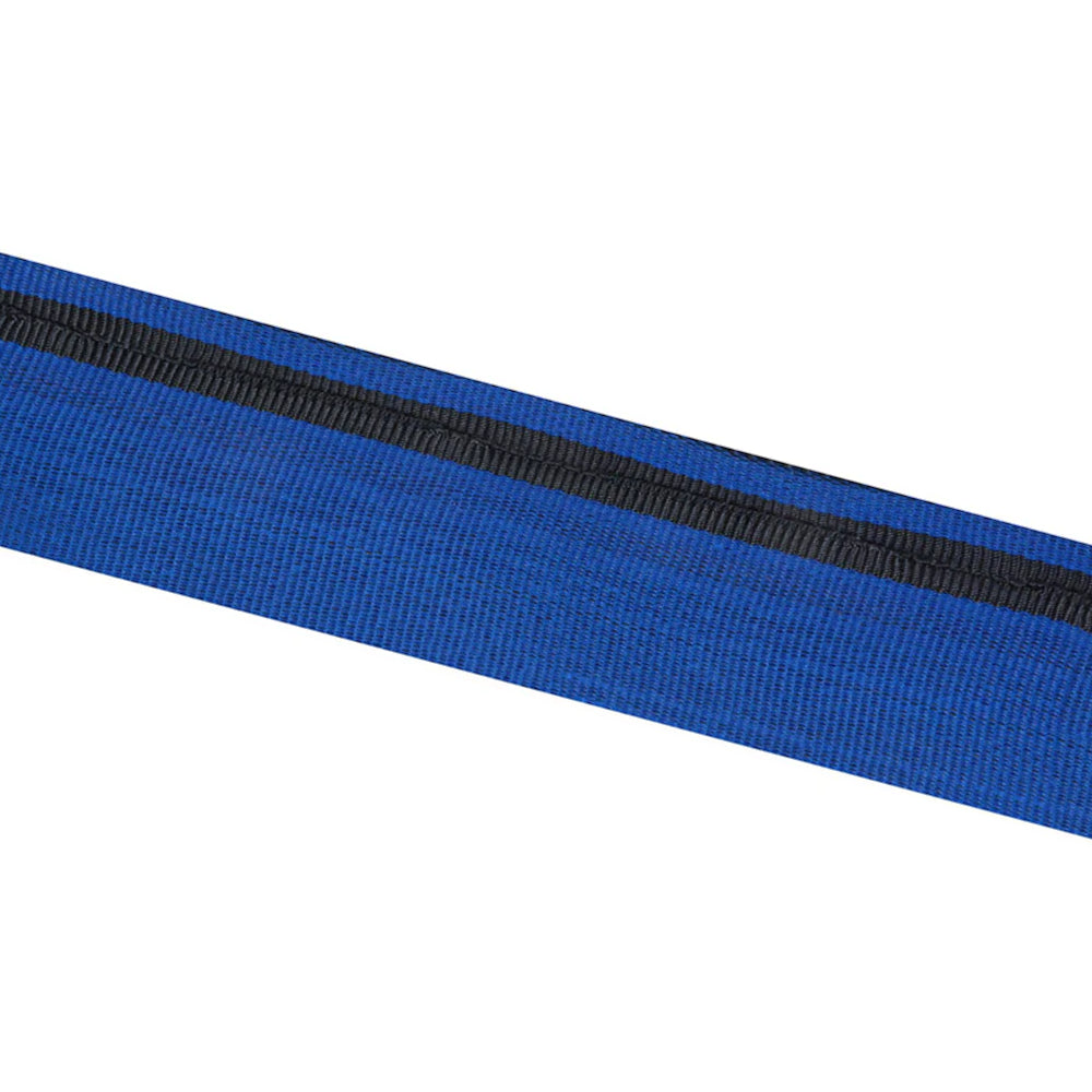 2-1/8" E-Z Lace Supreme Pacific Blue Slotted Webbing