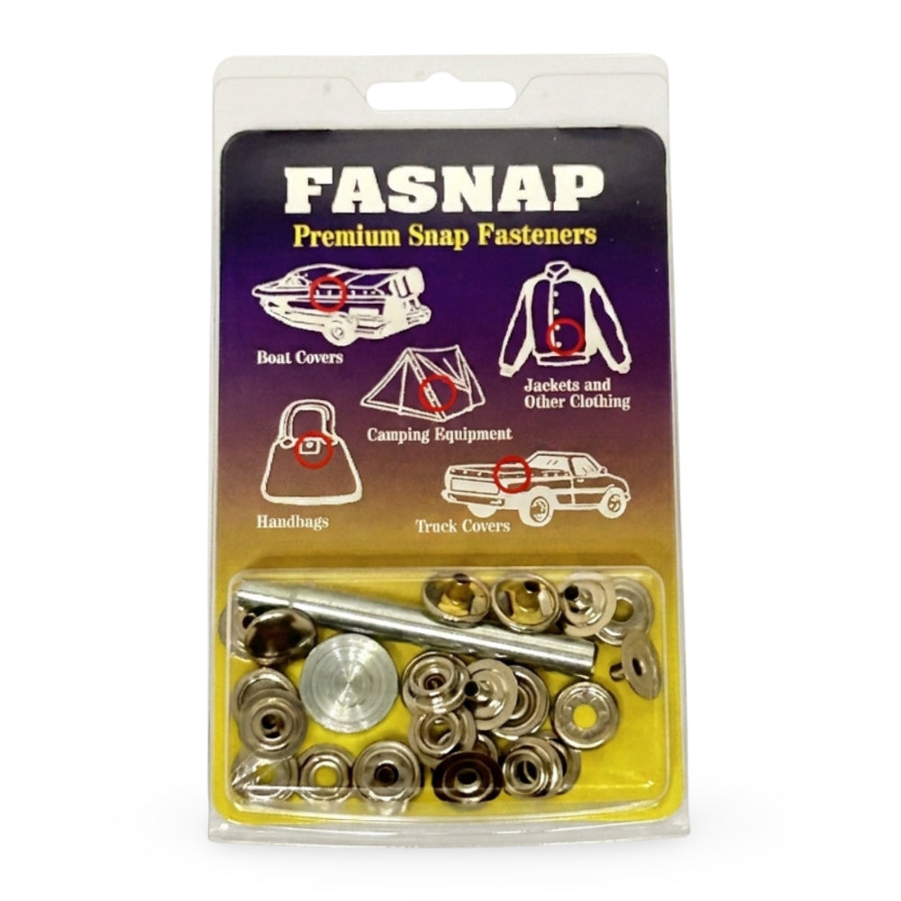 BN4647HAK Line 24 (5/8") Nickel-Plated Steel Snap Fastener Kit