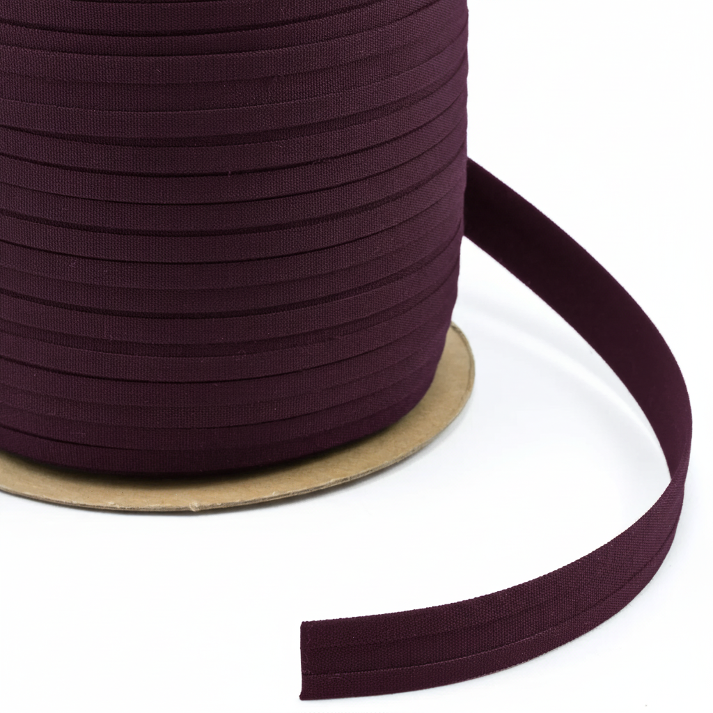 3/4" Sunbrella® Plum Straight-Cut Binding Tape