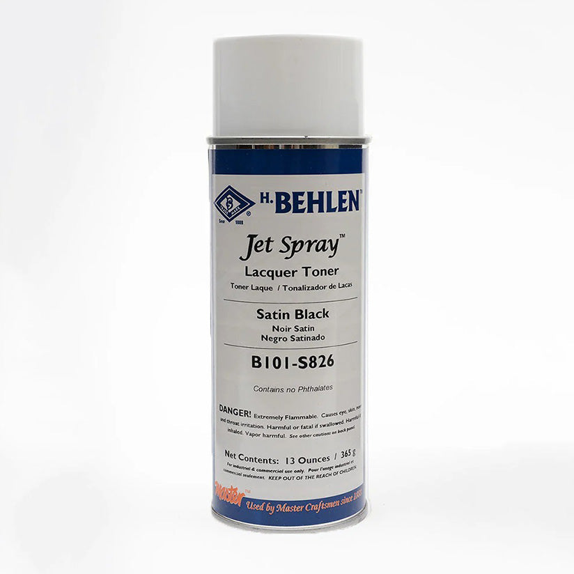 Jet Spray™ Lacquer — Satin Black