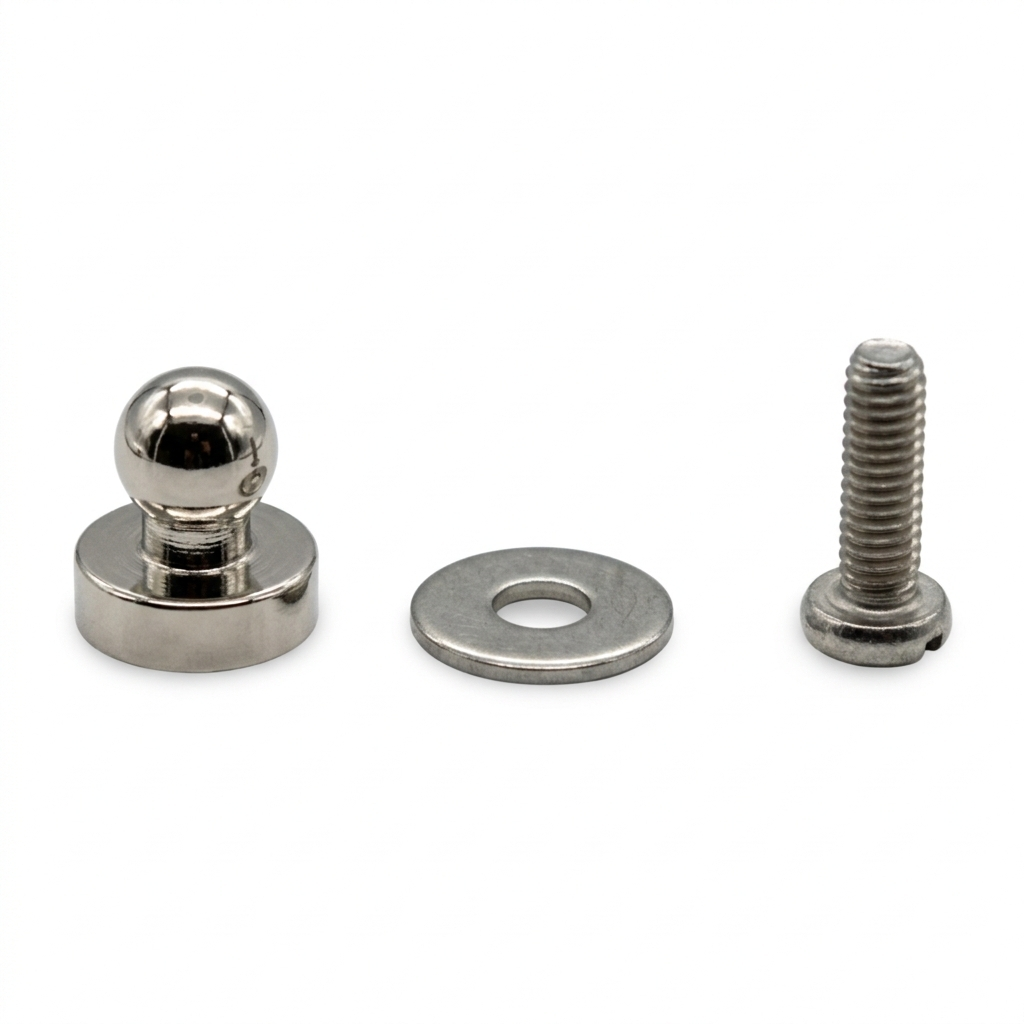 LOXX® "Pull-It-Up" Fastener Nickel-Plated Brass Ball Stud