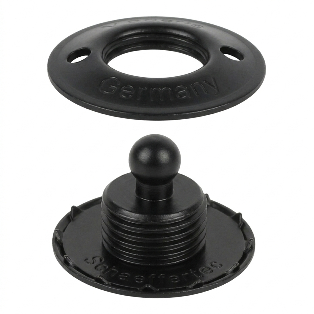 LOXX® "Pull-It-Up" Fastener Black Brass Canvas Stud