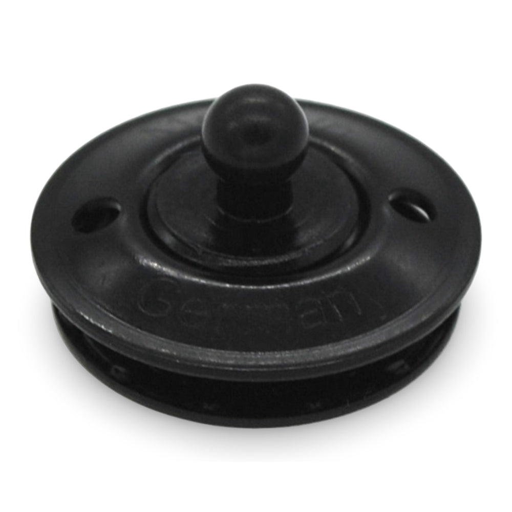 LOXX® "Pull-It-Up" Fastener Black Brass Canvas Stud