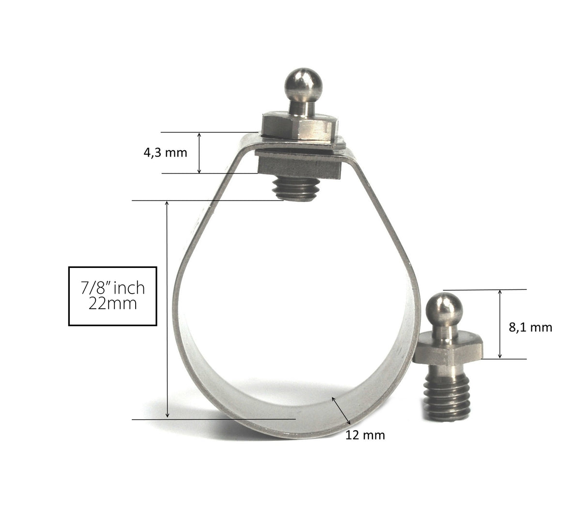 LOXX® "Pull-It-Up" Fastener Pipe Clamp Stud