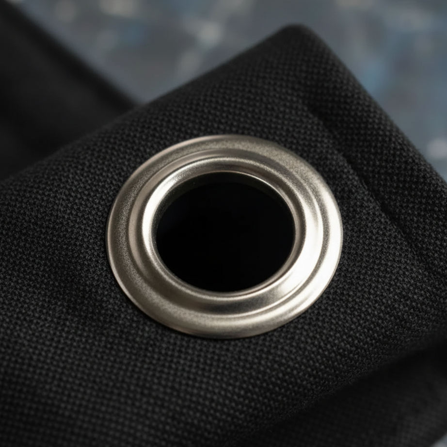 N1-2 3/8" (#2) Nickel-Plated Brass Plain Rim (Sheet) Grommet — 1 Gross