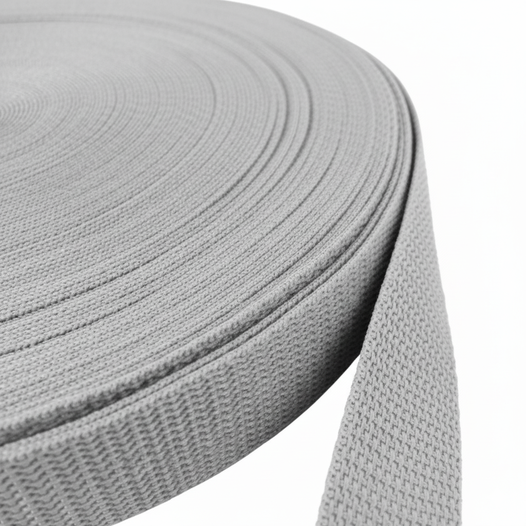 2.3 mm Gray Polypropylene Webbing