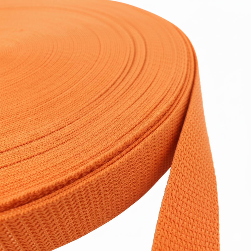 1.5 mm Orange Polypropylene Webbing
