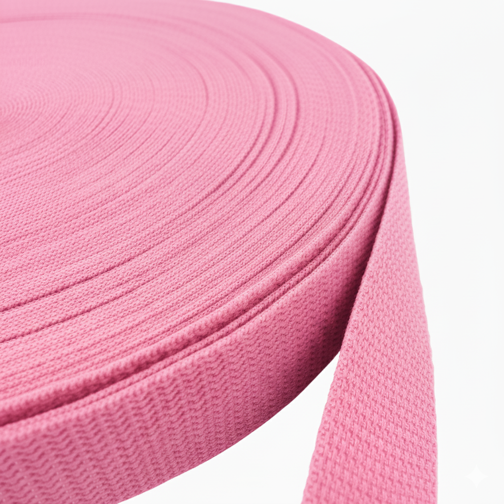 1.5 mm Pink Polypropylene Webbing
