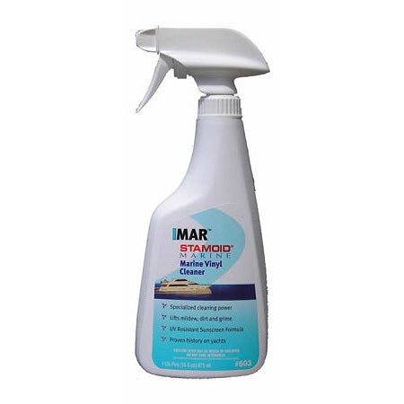 IMAR 603 Stamoid marine vinyl cleaner 16 oz solution for removing dirt from marine vinyl
