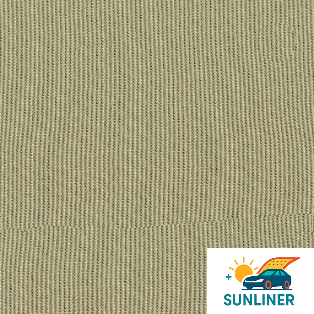 60" SunLiner Light Parchment Flat-Knit Headliner Fabric