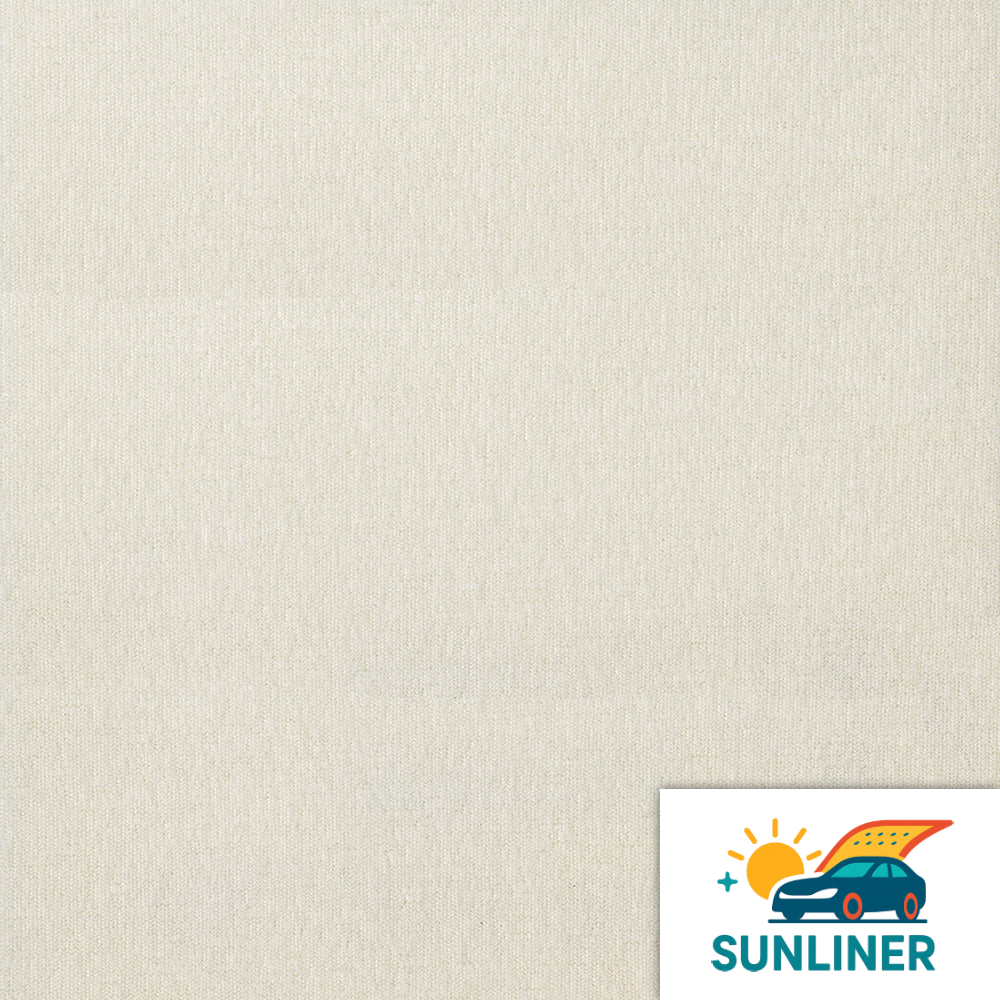 60" SunLiner White Brushed Headliner Fabric