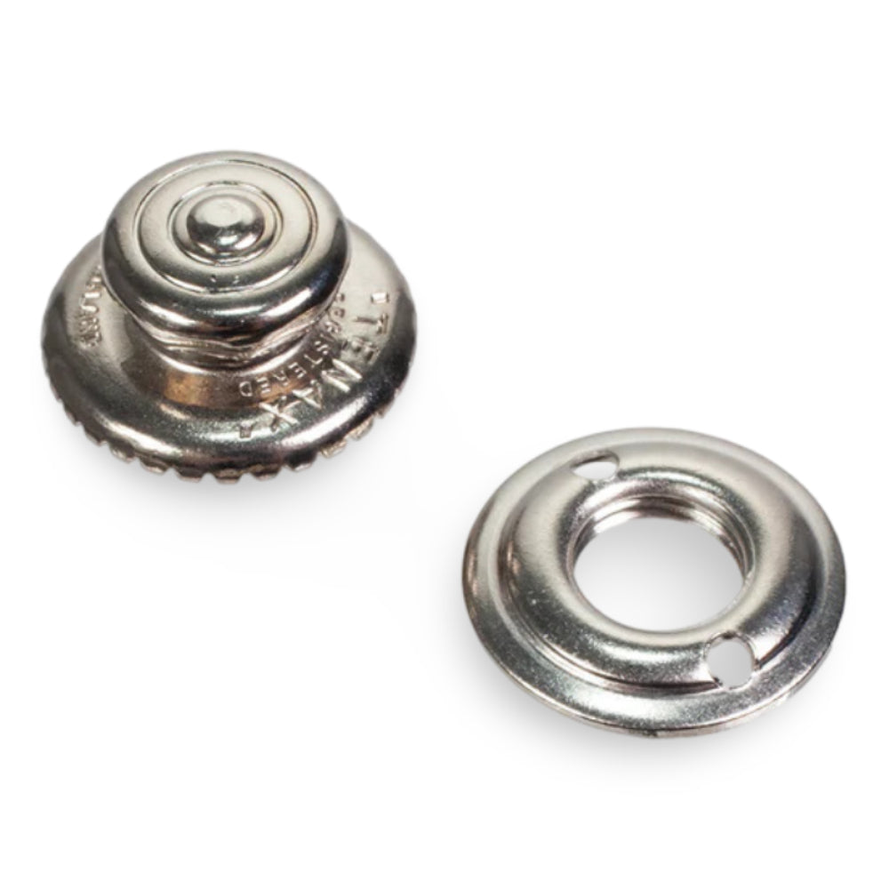 TENAX® Self-Locking Fastener Nickel-Plated Brass Button