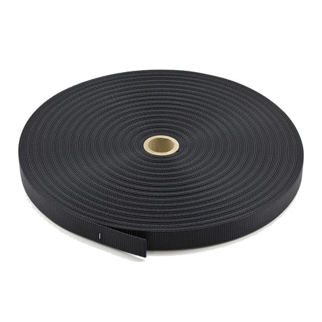 1.8 mm Black Polyester Webbing