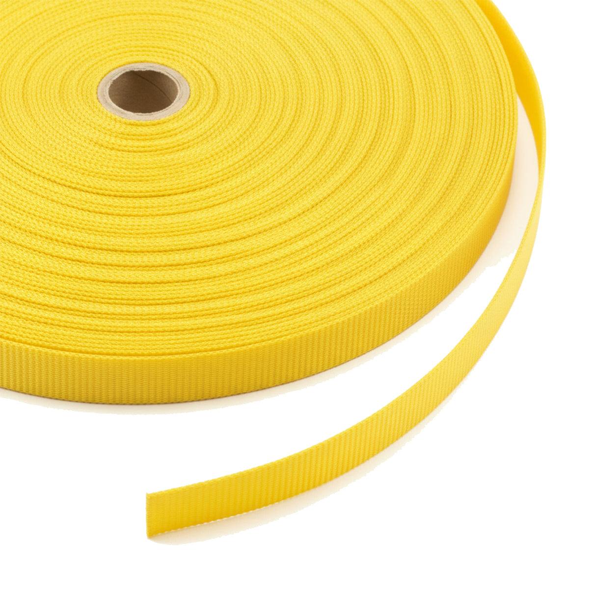 1.8 mm Yellow Polyester Webbing