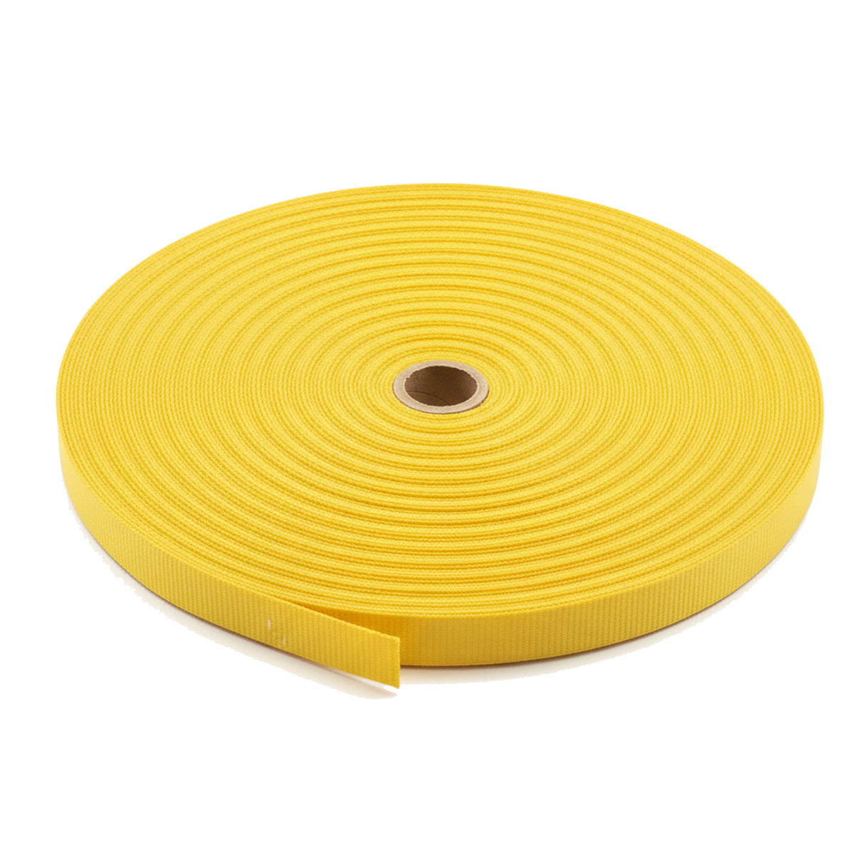1.8 mm Yellow Polyester Webbing