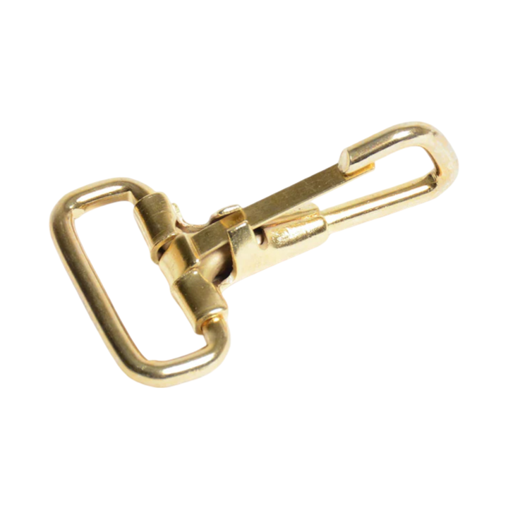 1" Brass-Plated Steel Snap Hook