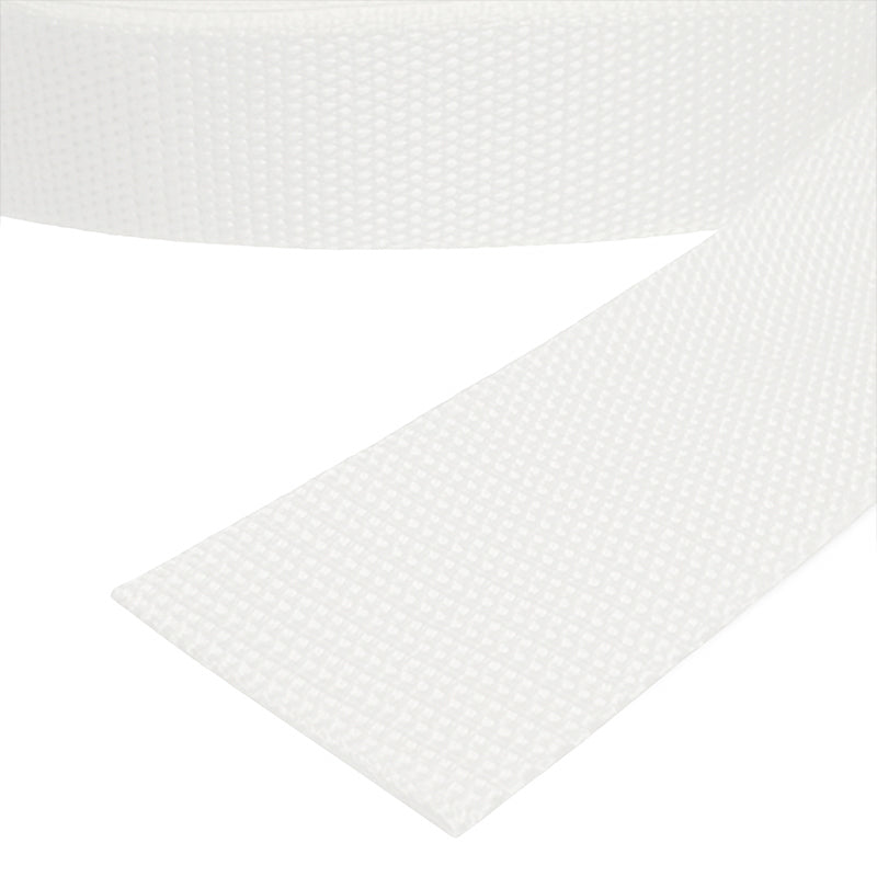 1.2 mm White Nylon Webbing