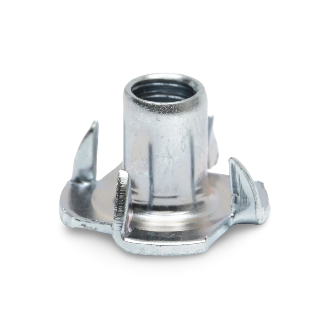 1/4"-20 Barbed Steel T-Nut