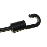 1/4" (#8) Black Plastic Tongueless Shock Cord Hook